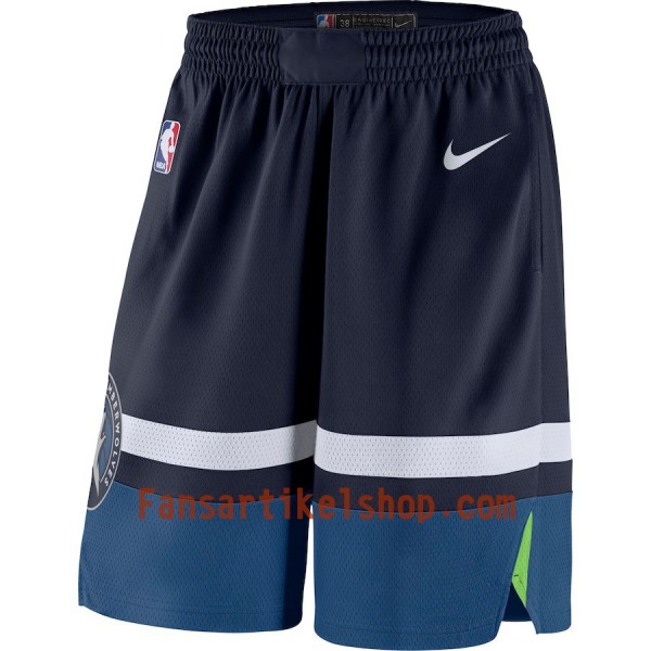 NBA Minnesota Timberwolves Herren Shorts Schwarz 2018-19 Nike Swingman